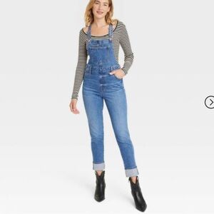 Women's Denim Overalls - Universal Thread™ Medium Wash Like New Condition
